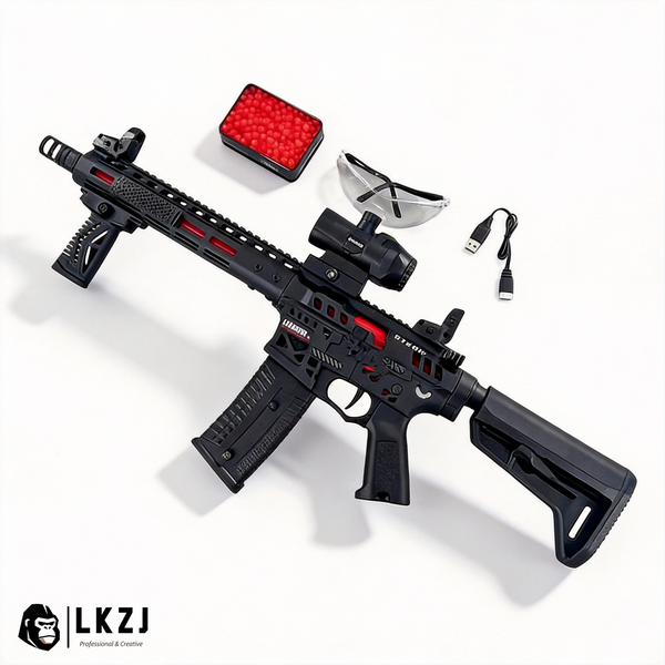 Tactical Edition N4 Blaze Gel Blaster With Carbon Fiber Accents