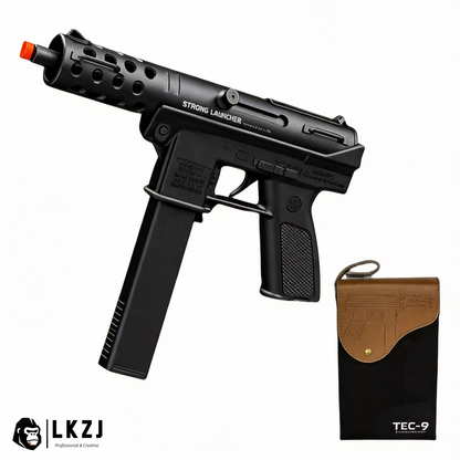 Gold/Sliver TEC9 Gel Blaster With 7 Colors of Lighted Silencer