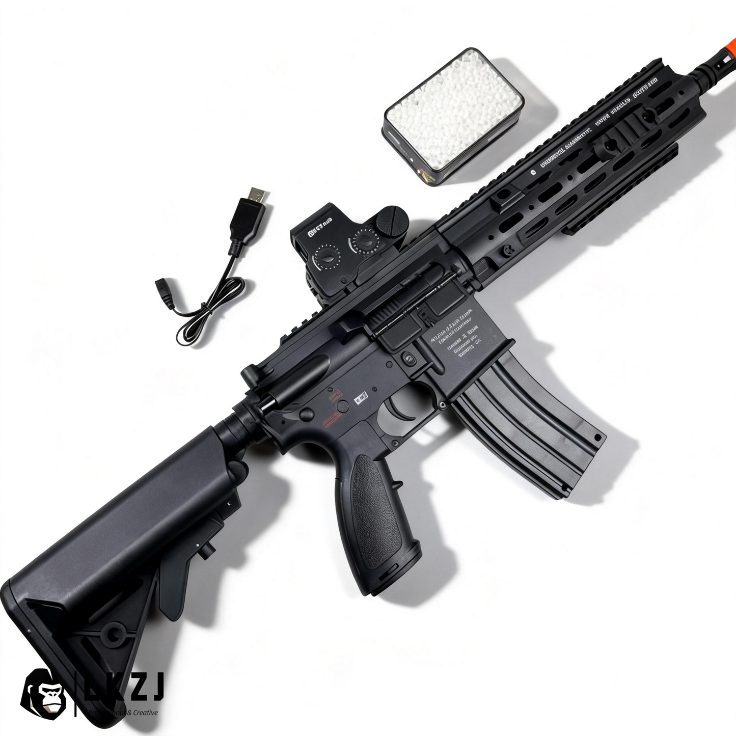 Carbon Fiber HK416D Gel Blaster With SMR Handguard