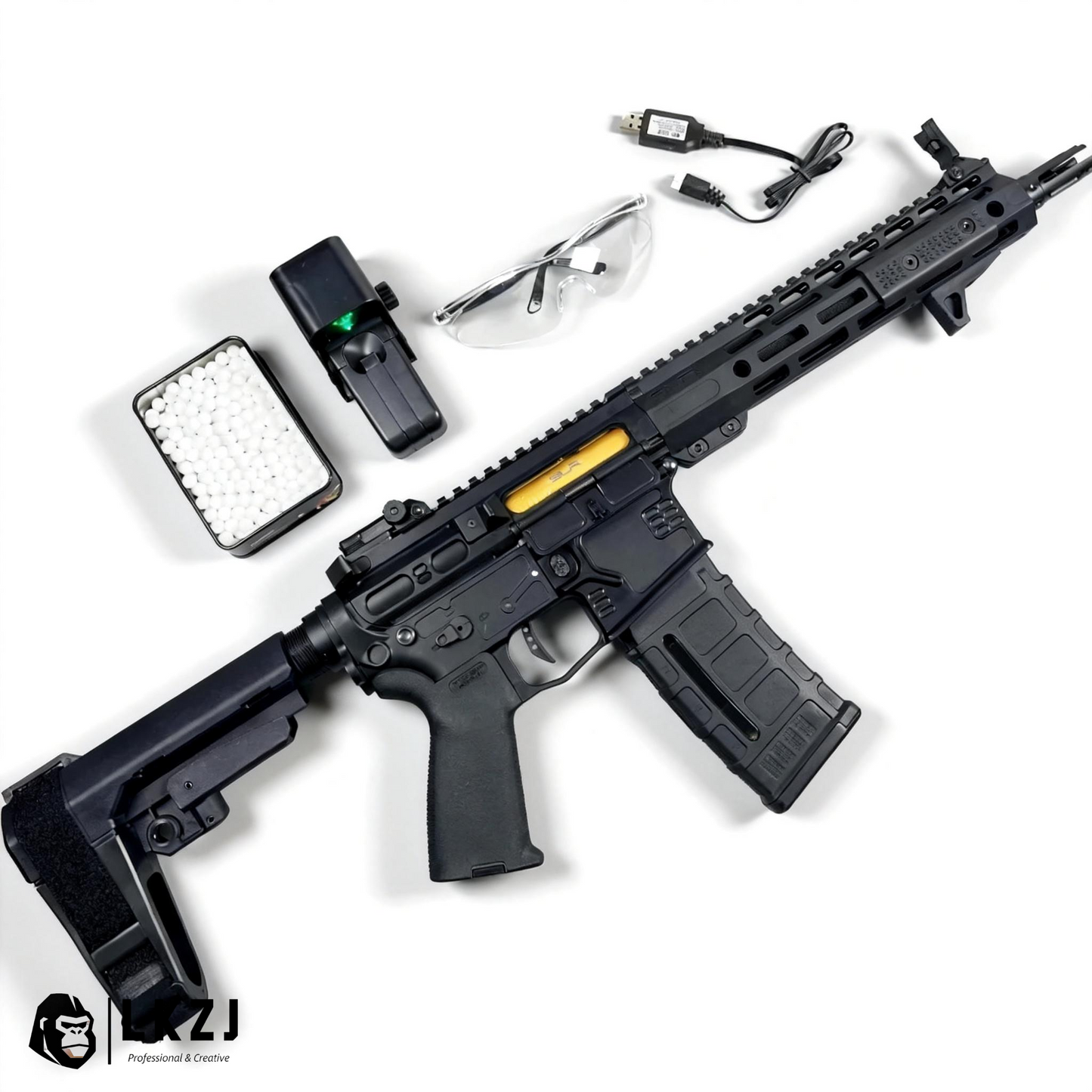 New SLR Precision Shooting Gel Blaster Fast Mode 11.1V Battery Recommended Age 18+