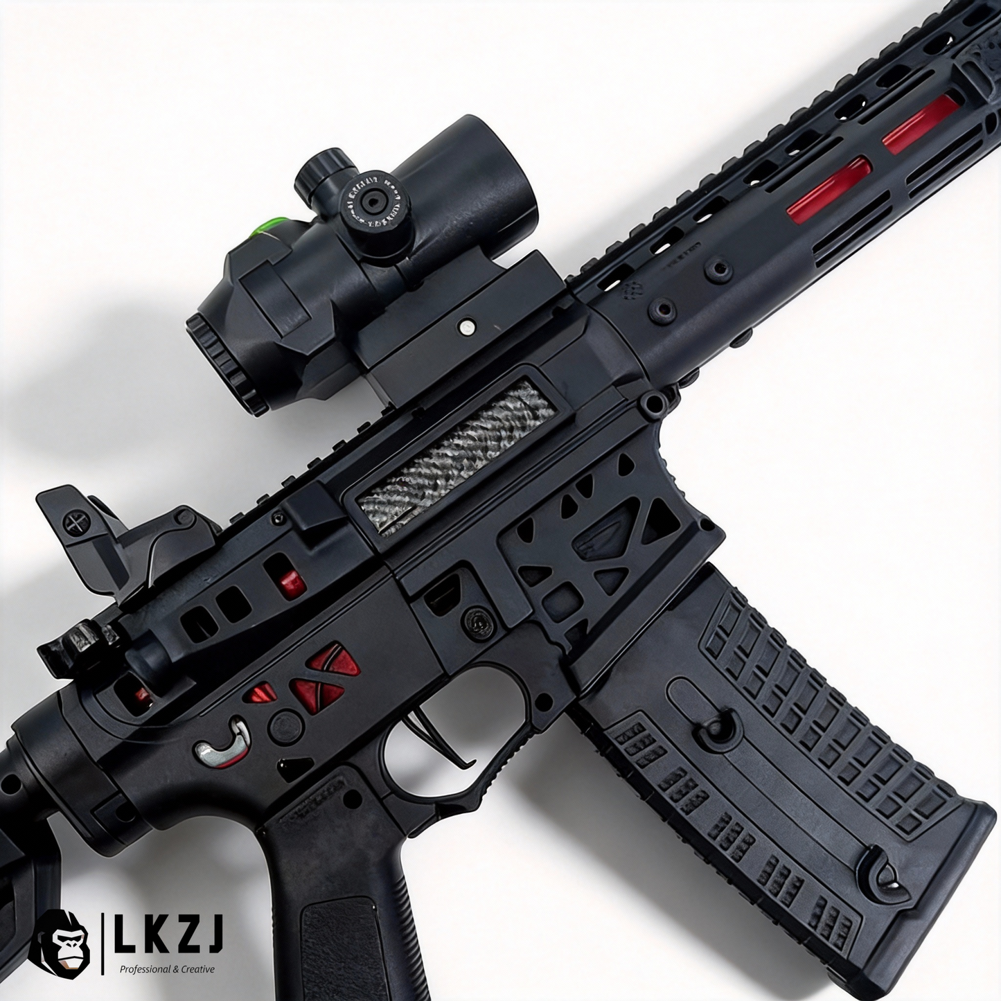 Tactical Edition N4 Blaze Gel Blaster With Carbon Fiber Accents