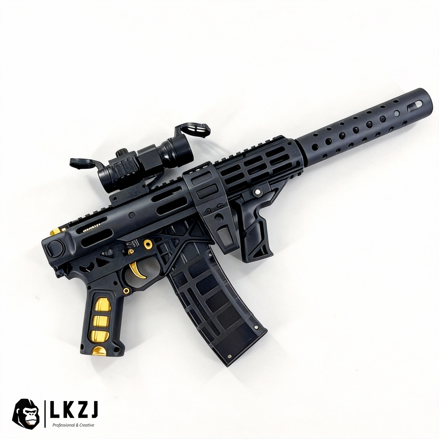 Gold Embellished MK1 Gel Blaster