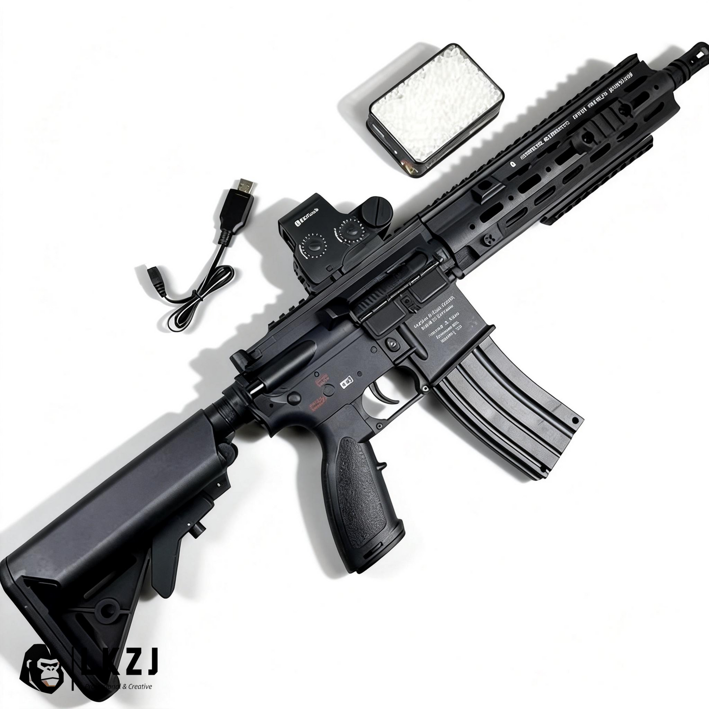 Carbon Fiber HK416D Gel Blaster With SMR Handguard