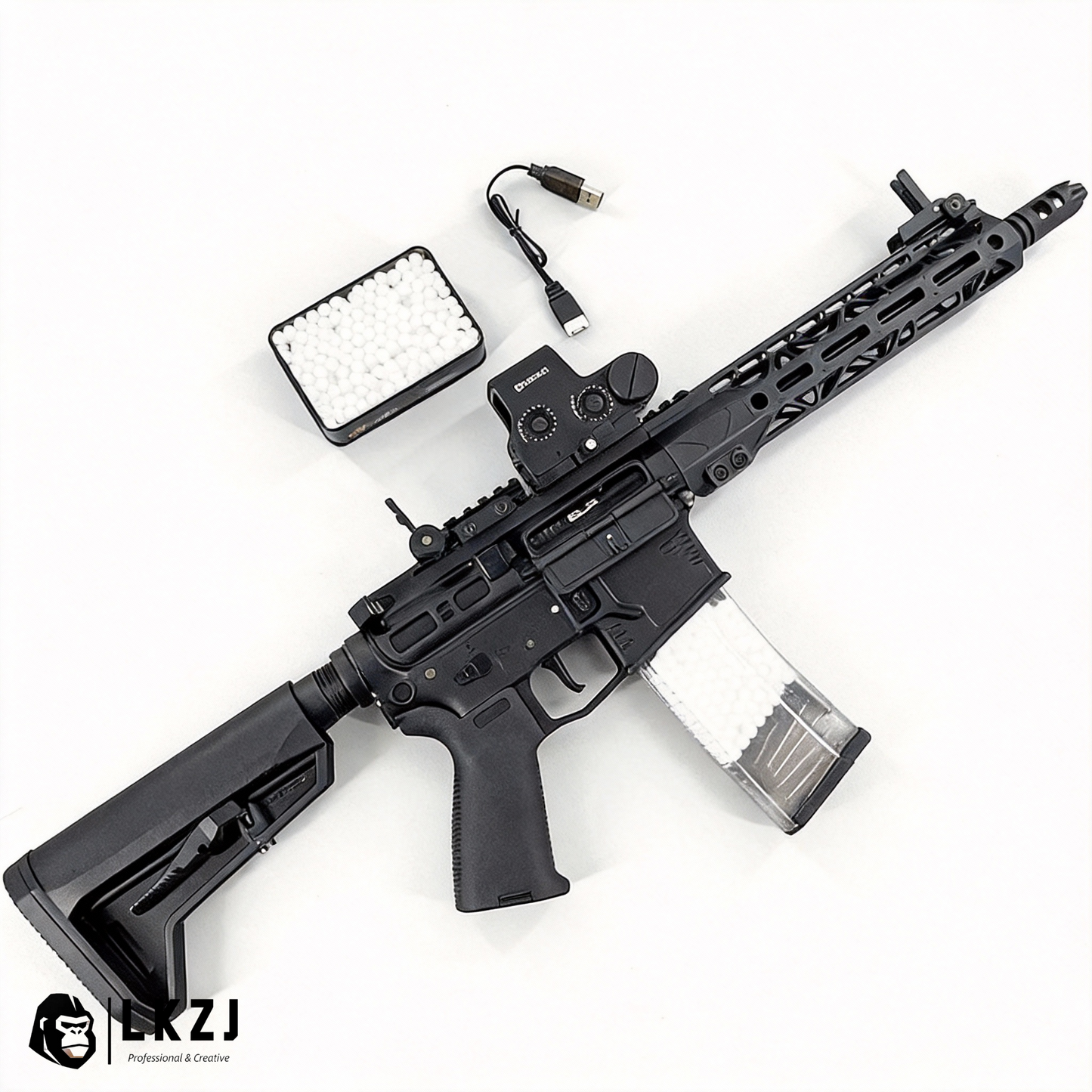 New SLR Precision Shooting Gel Blaster Fast Mode 11.1V Battery Recommended Age 18+