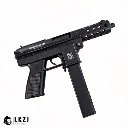 Gold/Sliver TEC9 Gel Blaster With 7 Colors of Lighted Silencer