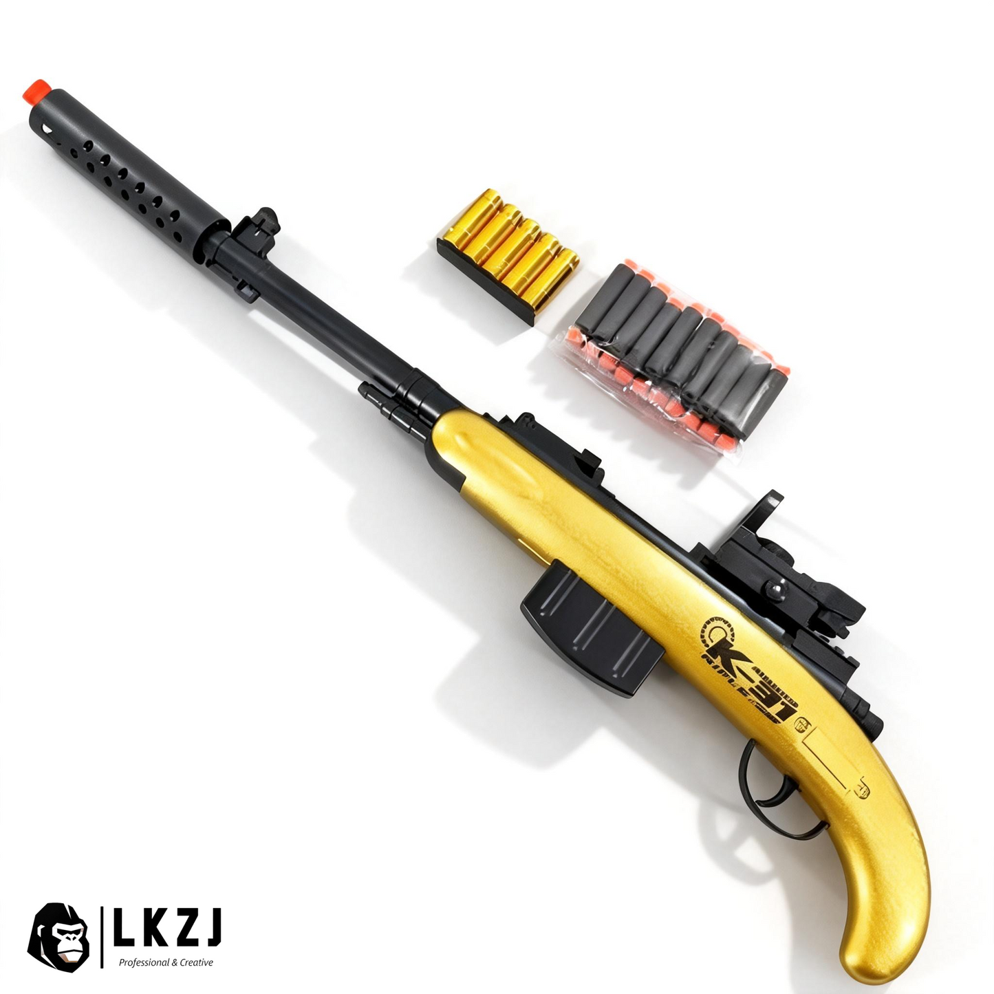K31 Sniper With  Exquisite Color Soft Bullet Gun Toy