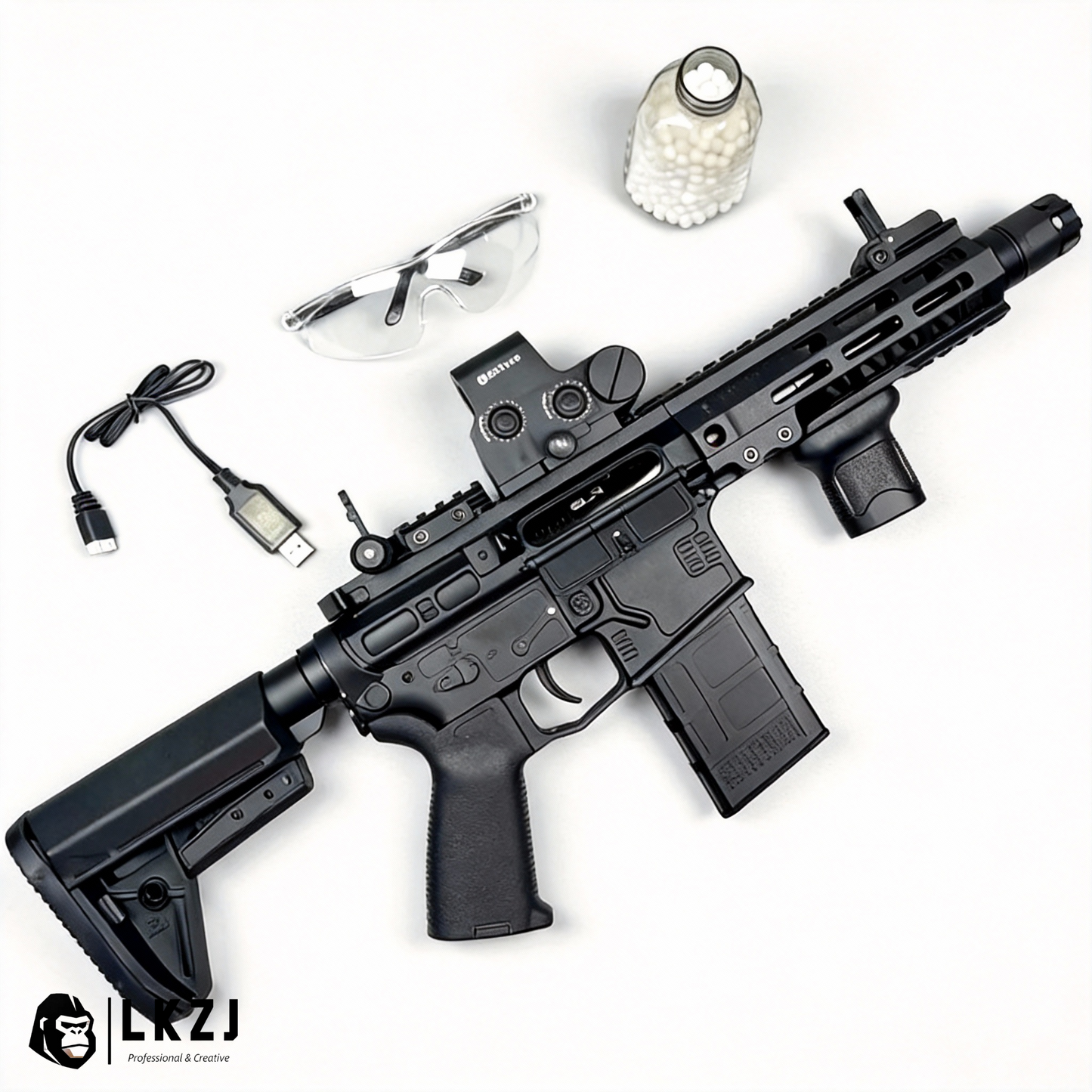 New SLR Precision Shooting Gel Blaster Fast Mode 11.1V Battery Recommended Age 18+