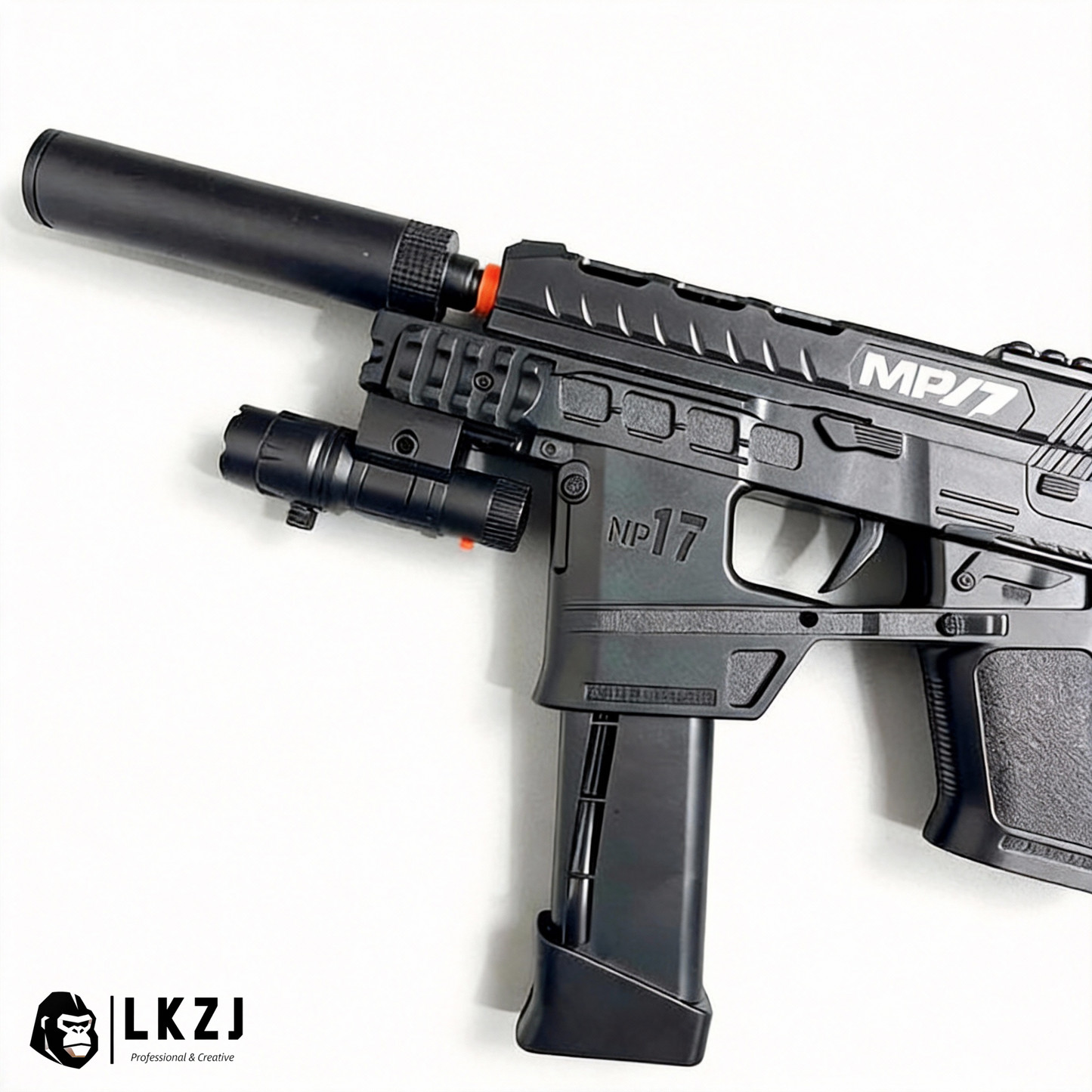 Mp17 Gel Blaster With Metal Stock, Metal Rail