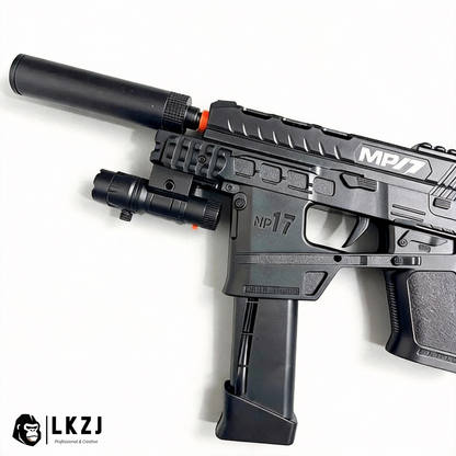 Mp17 Gel Blaster With Metal Stock, Metal Rail