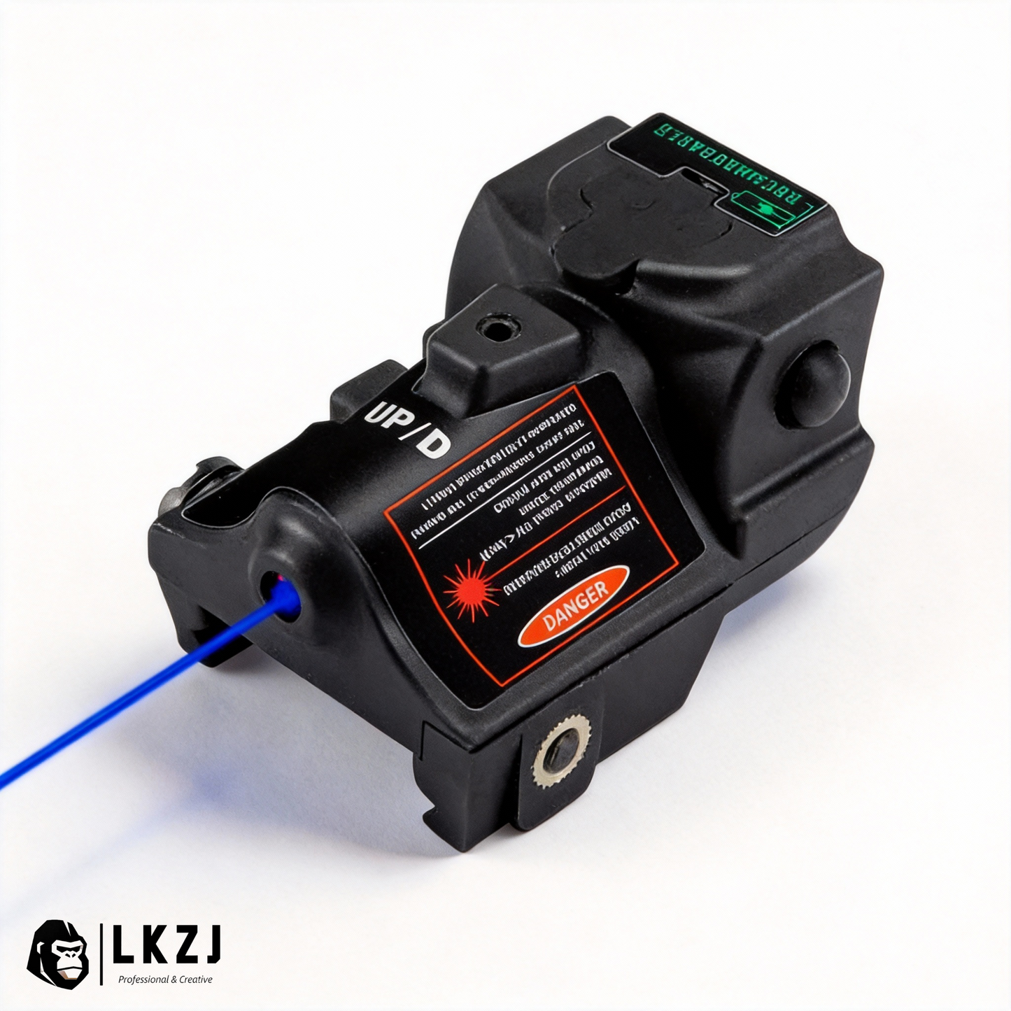 USB Rechargeable Mini Laser With Adjustable Rail  Adapts to 20-23mm Rails