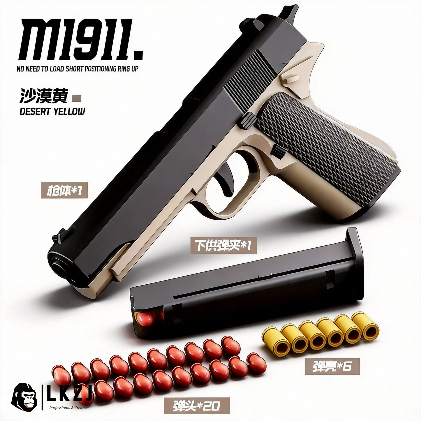 New Plastic EVA Foam Darts Bullets Gun Aim Train Handgun Air Gun