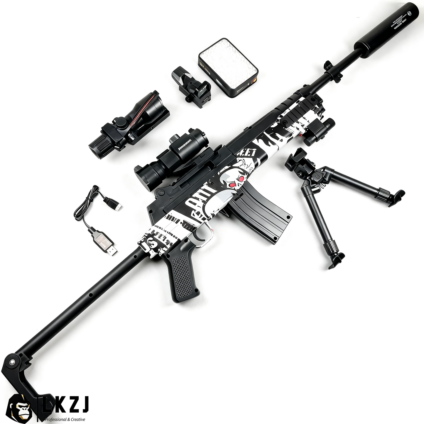 Electric Mini14 Sniper Gel Blaster