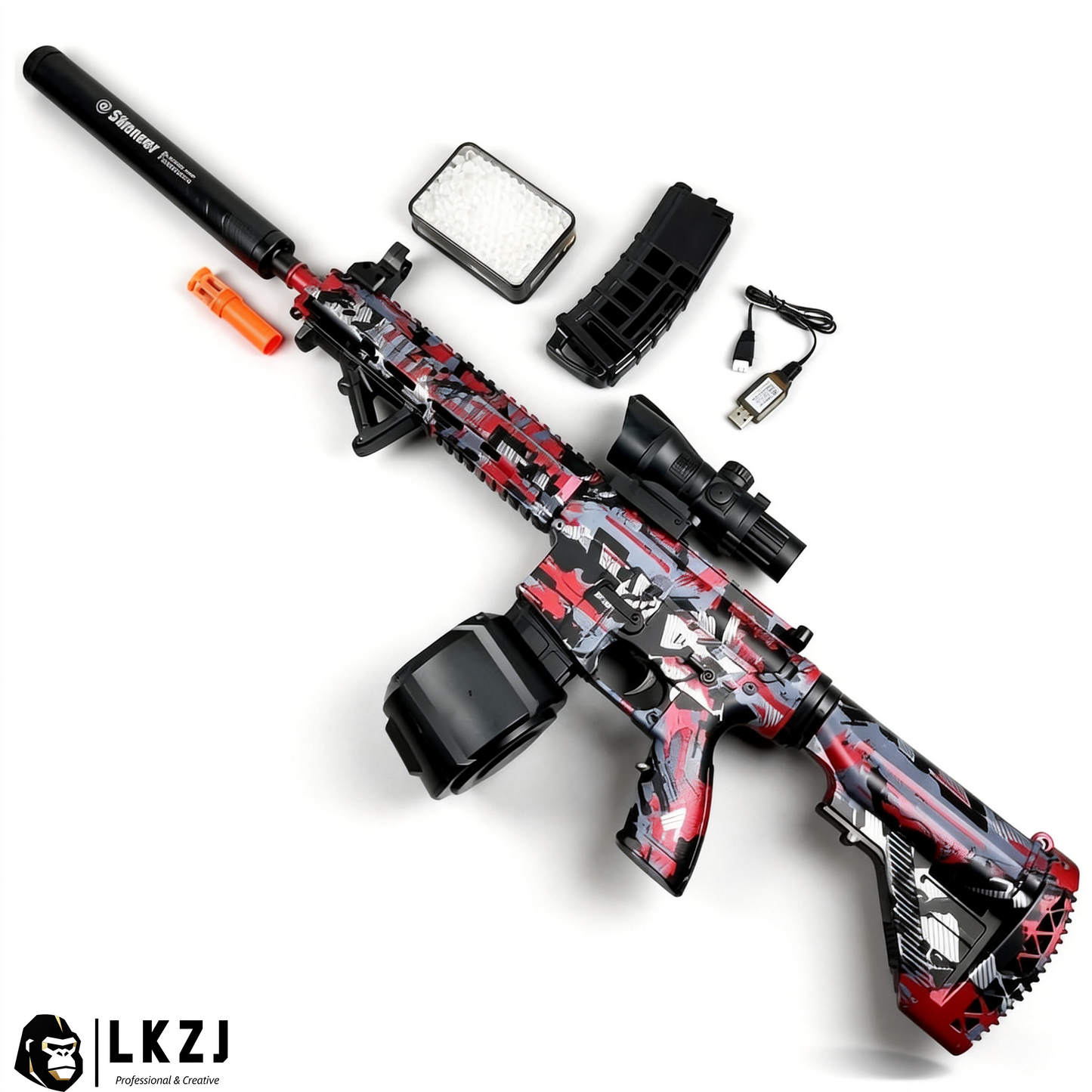 Exquisite Graffiti M416 Gel Blasters 25M Shoot Range