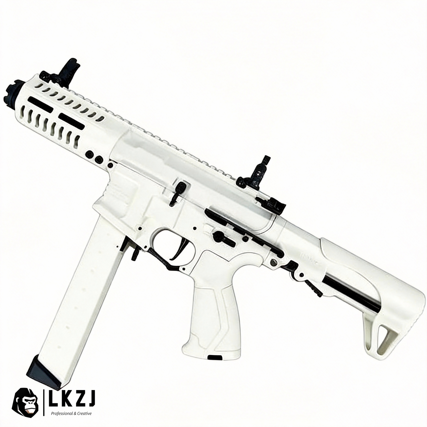 XYL White ARP9 Gel Blaster With Fire Control Chip