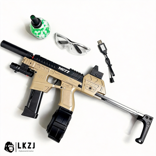 Mp17 Gel Blaster With Metal Stock, Metal Rail