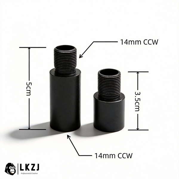 14mm CCW CNC Metal Extension Tube