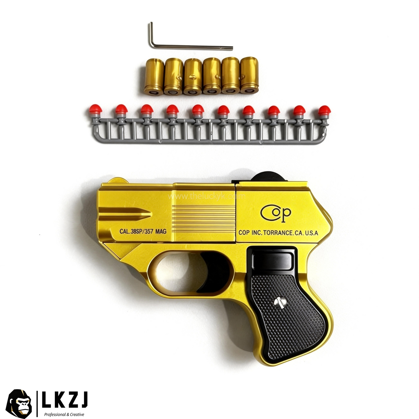 New Quadruple Shot Cop 357 Nerf Toy Gun