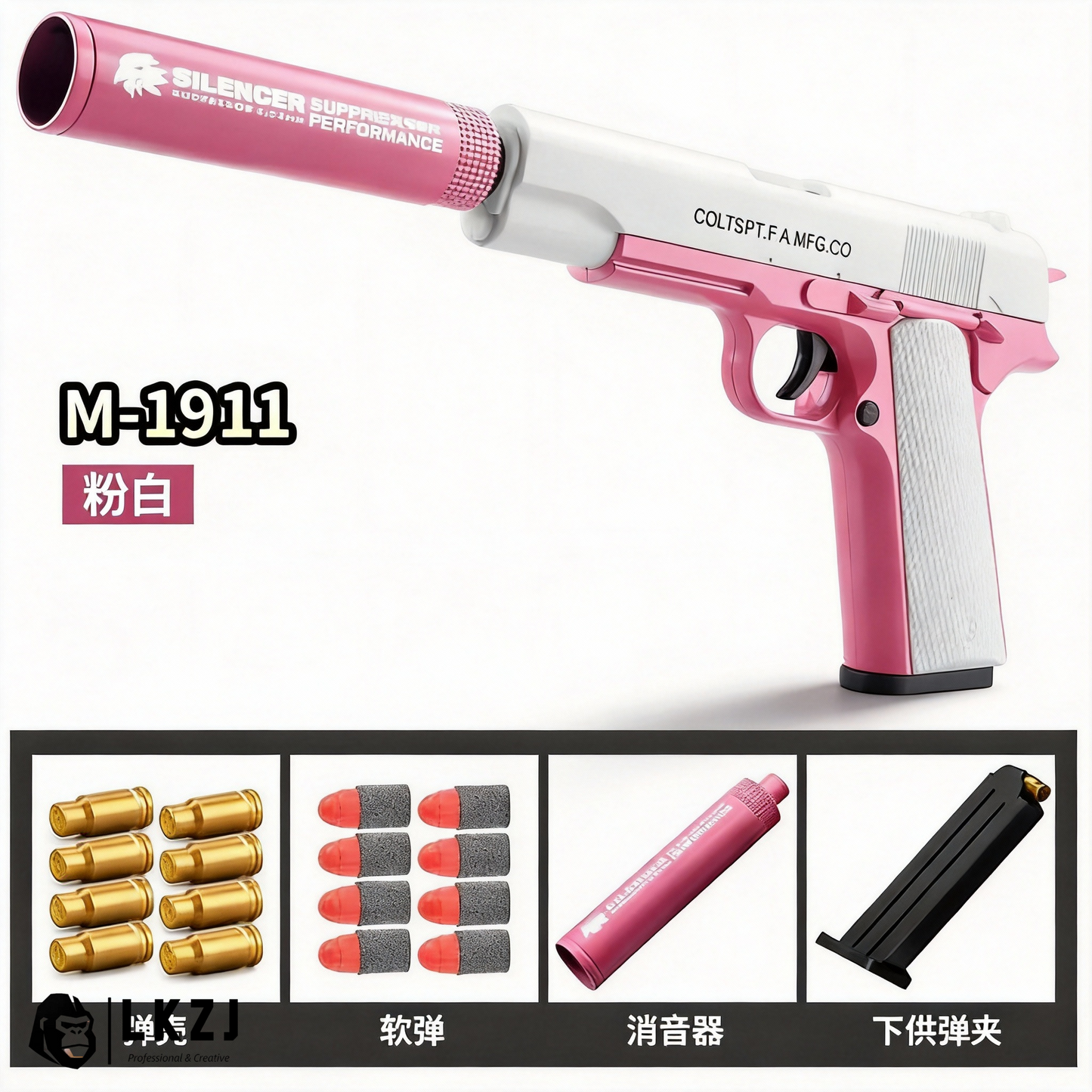 New Plastic EVA Foam Darts Bullets Gun Aim Train Handgun Air Gun