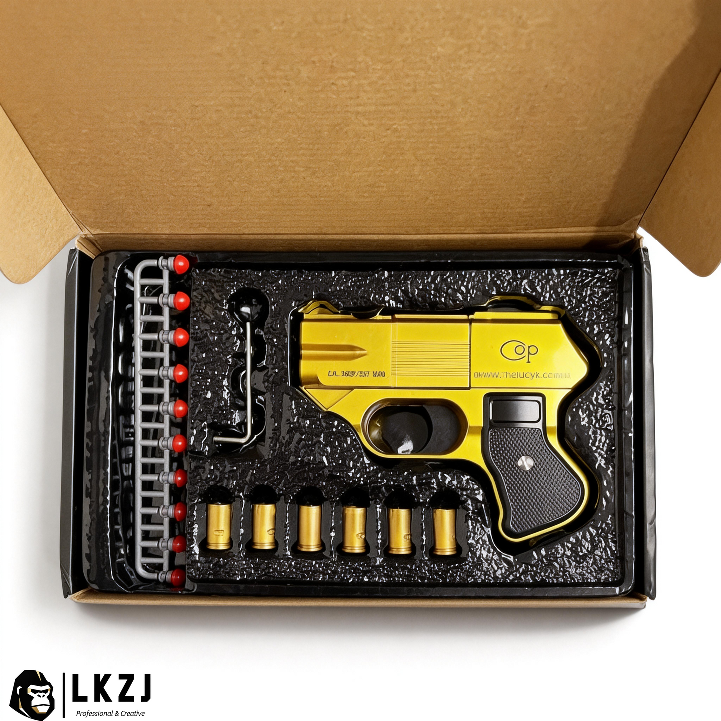 New Quadruple Shot Cop 357 Nerf Toy Gun