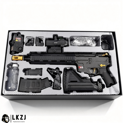 Carbon Fiber Gold Embellished M416 Gel Blaster
