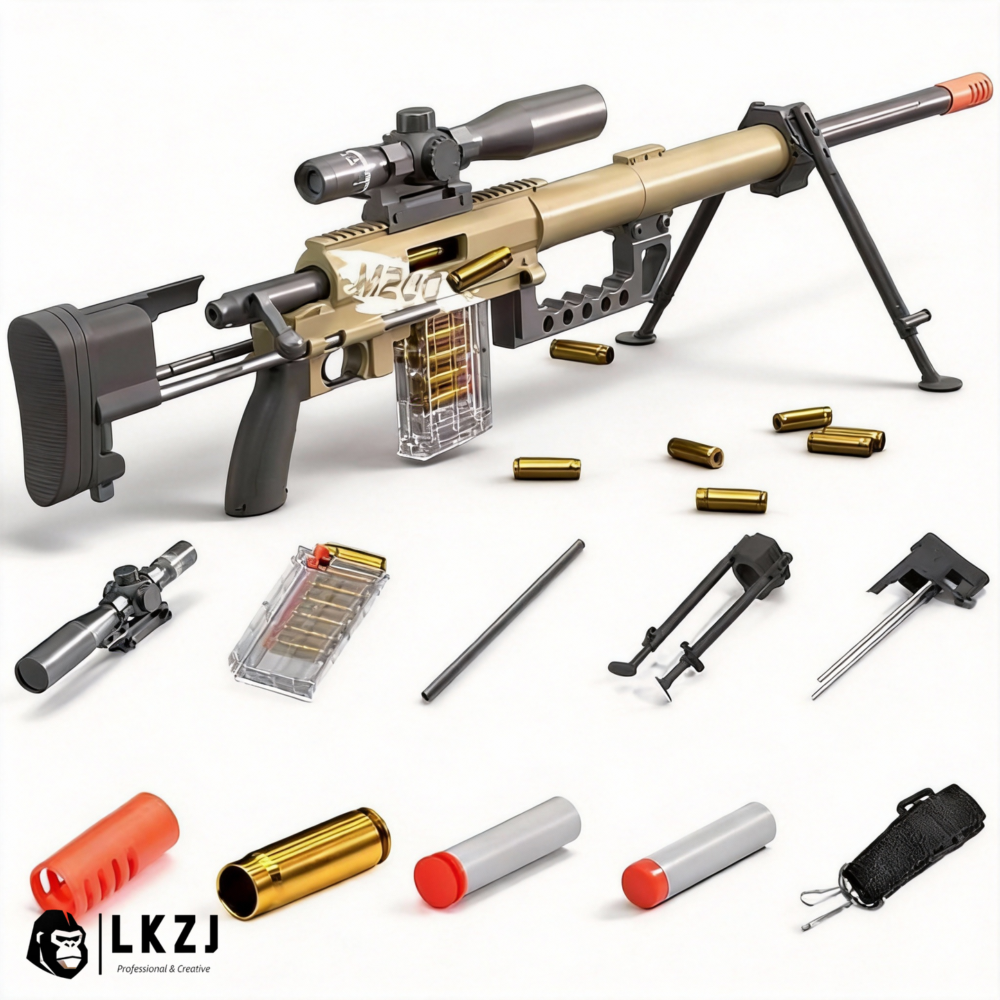M200 98K M24 AWM Snipers Soft Bullet Gun Toy