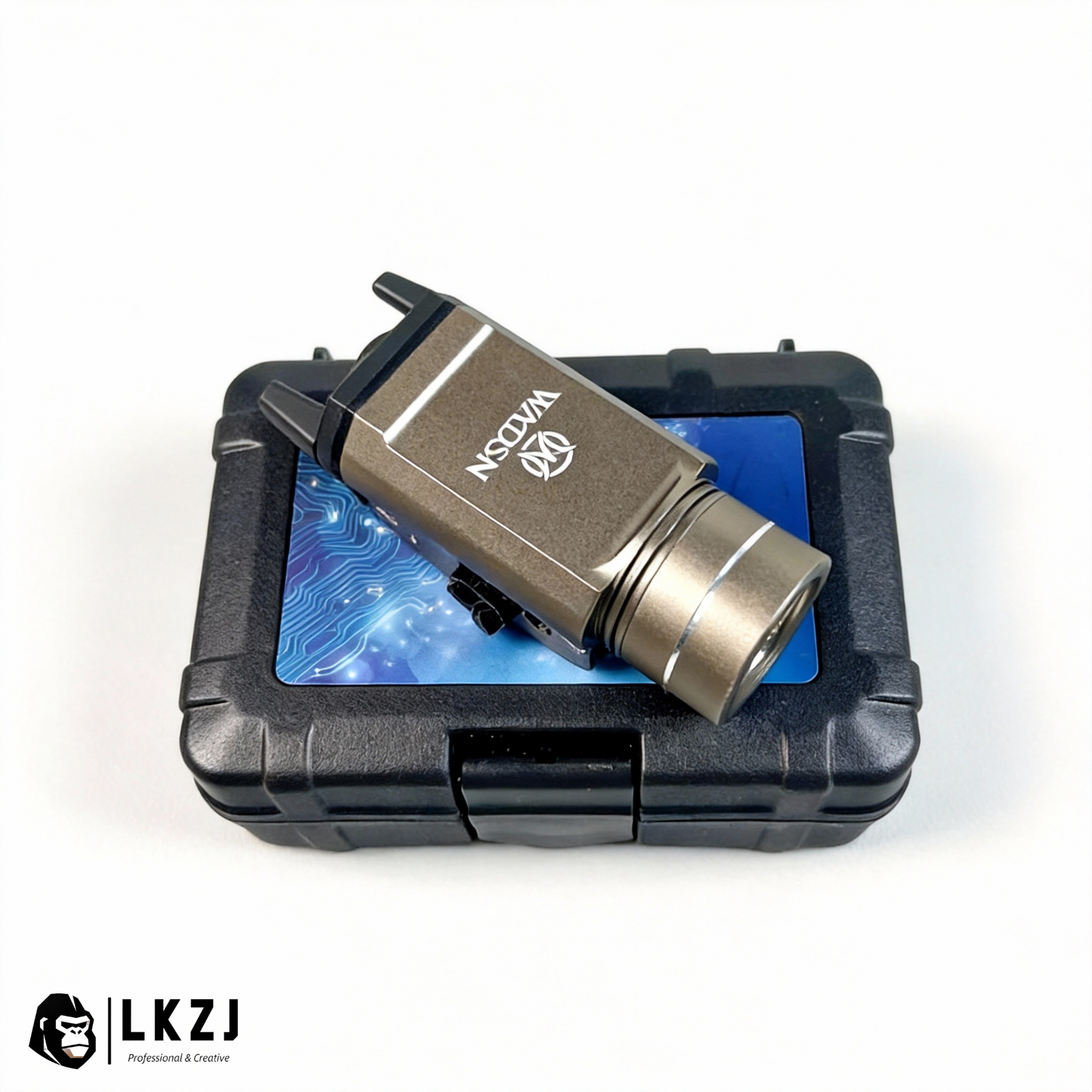 Metal Flashlight With Adjustable Rail