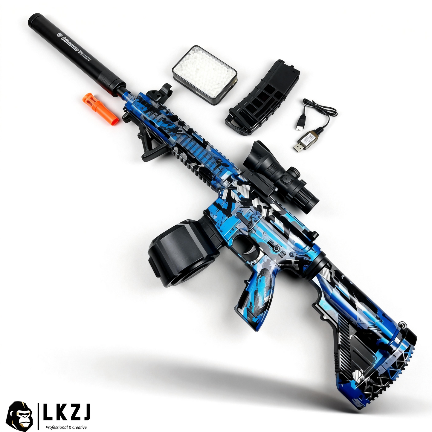 Exquisite Graffiti M416 Gel Blasters 25M Shoot Range
