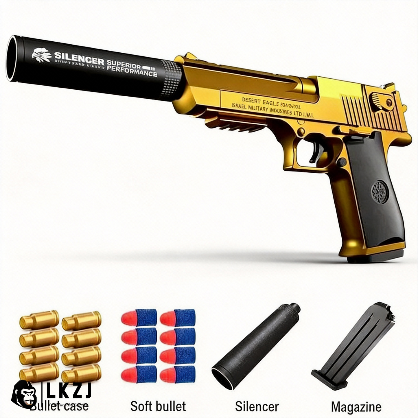 New Plastic EVA Foam Darts Bullets Gun Aim Train Handgun Air Gun