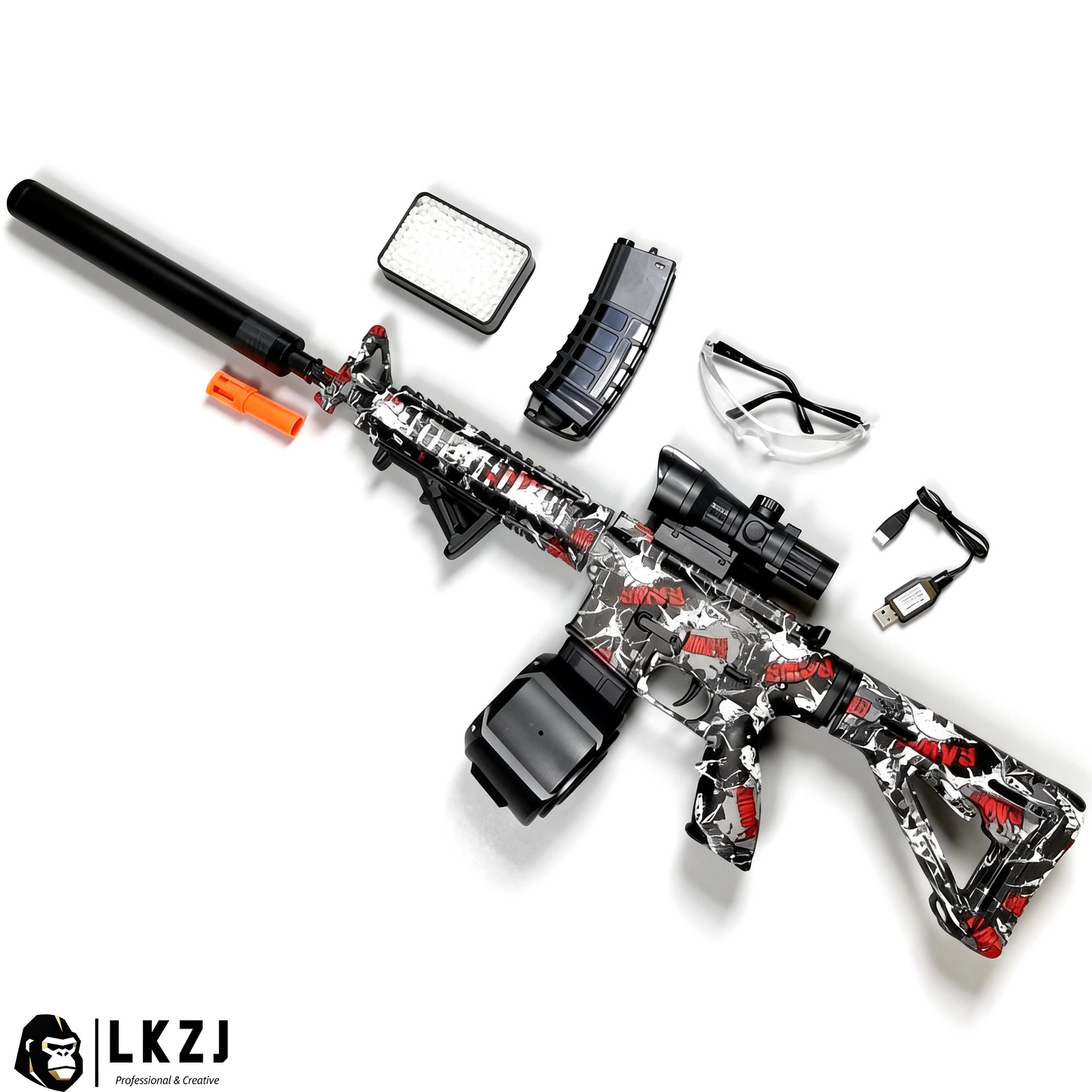 Exquisite Graffiti M416 Gel Blasters 25M Shoot Range