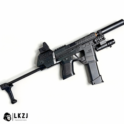Mp17 Gel Blaster With Metal Stock, Metal Rail