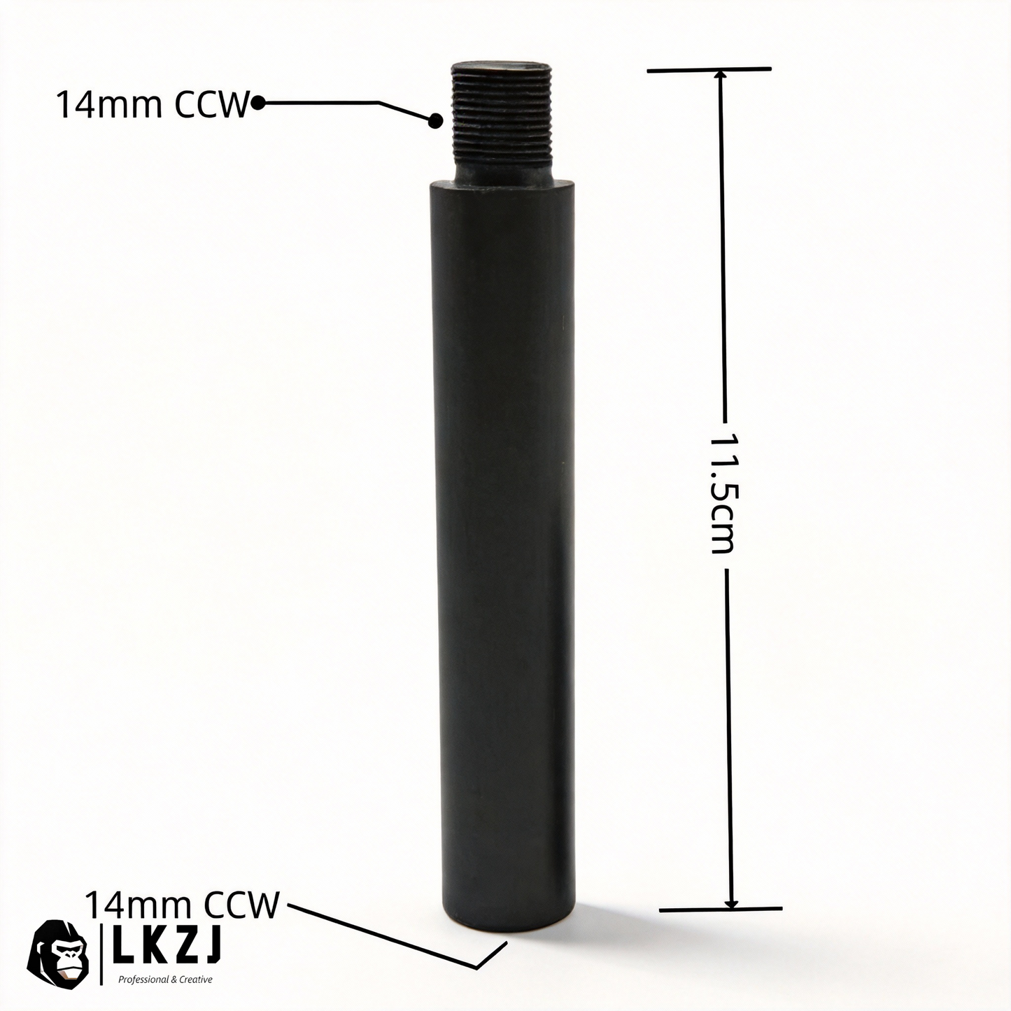14mm CCW CNC Metal Extension Tube