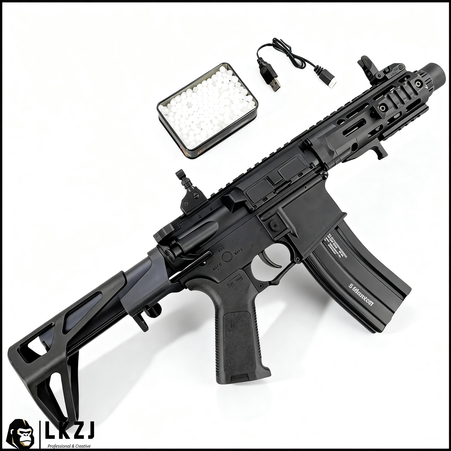 DD M4-PDW Gel Blaster High Speed Fire Mode With Metal Mag-Flagship