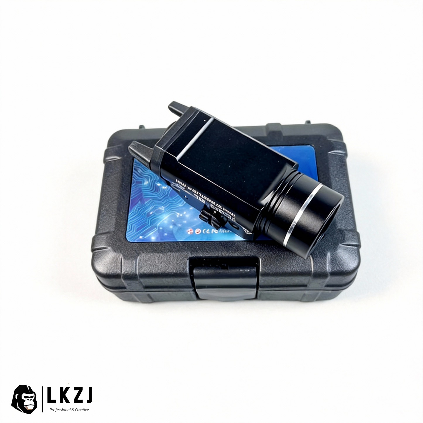 Metal Flashlight With Adjustable Rail