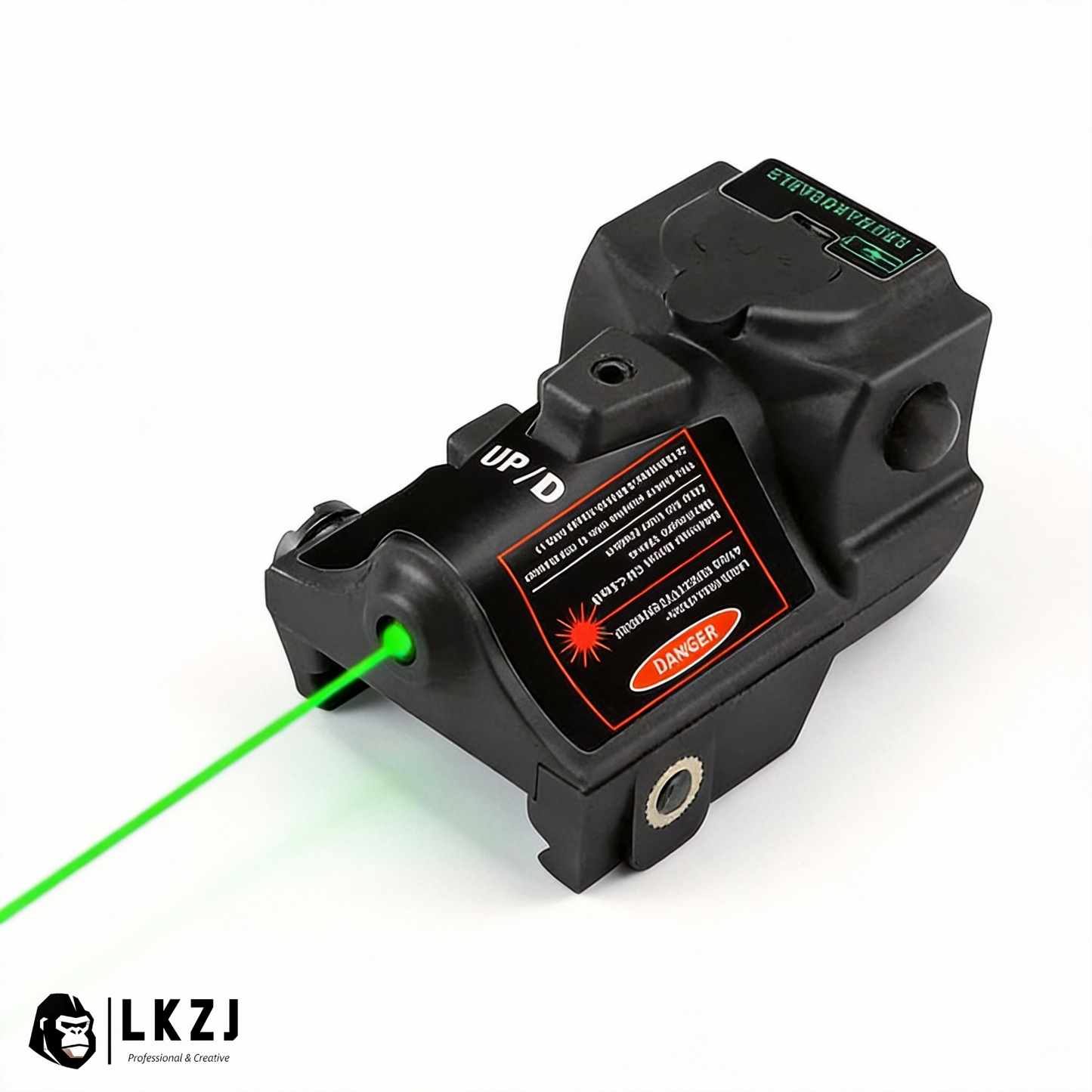 USB Rechargeable Mini Laser With Adjustable Rail  Adapts to 20-23mm Rails