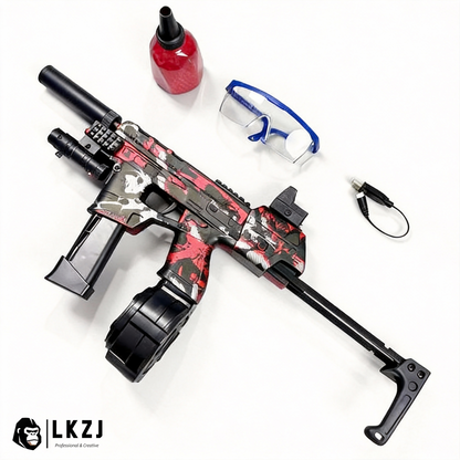 Mp17 Gel Blaster With Metal Stock, Metal Rail