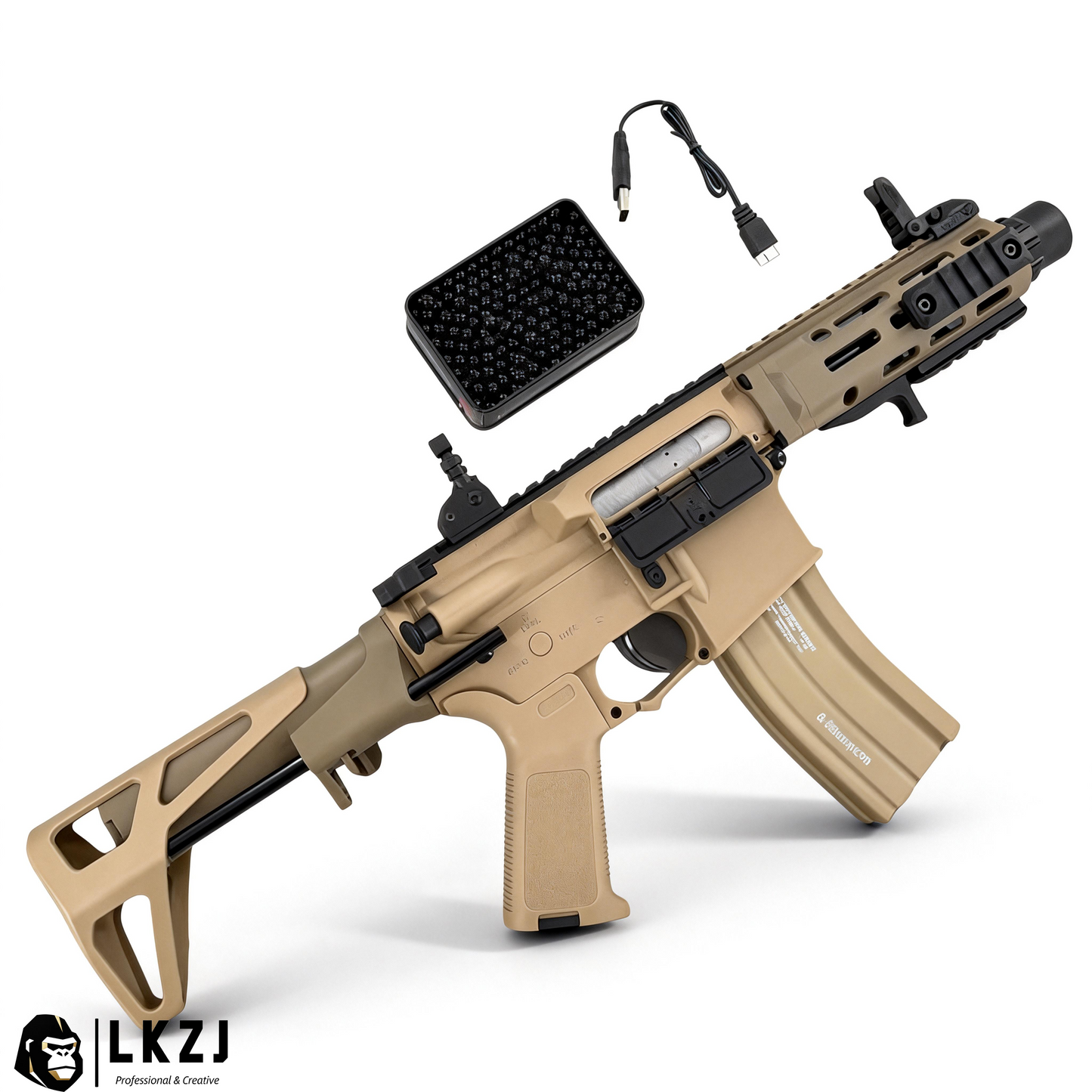 DD M4-PDW Gel Blaster High Speed Fire Mode With Metal Mag-Flagship