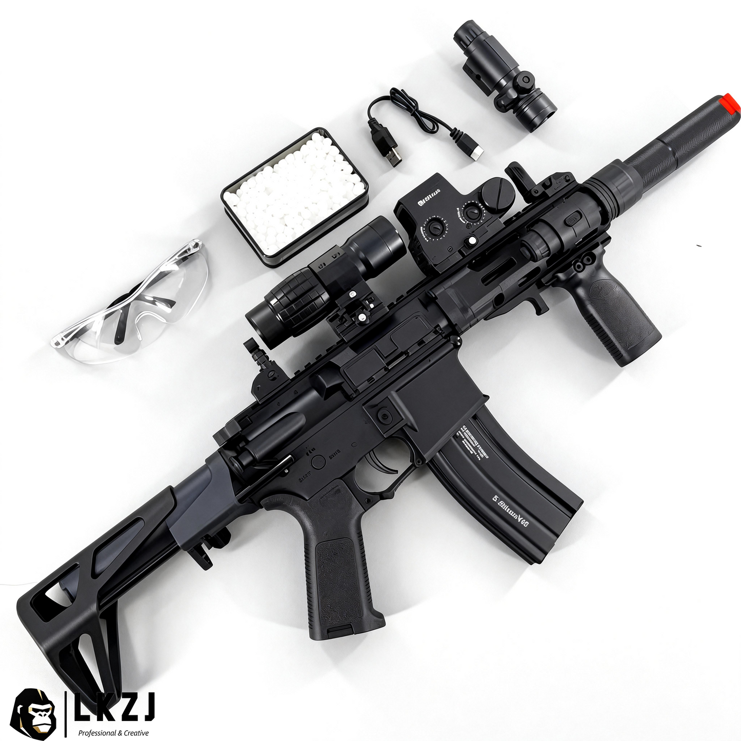 DD M4-PDW Gel Blaster High Speed Fire Mode With Metal Mag-Flagship