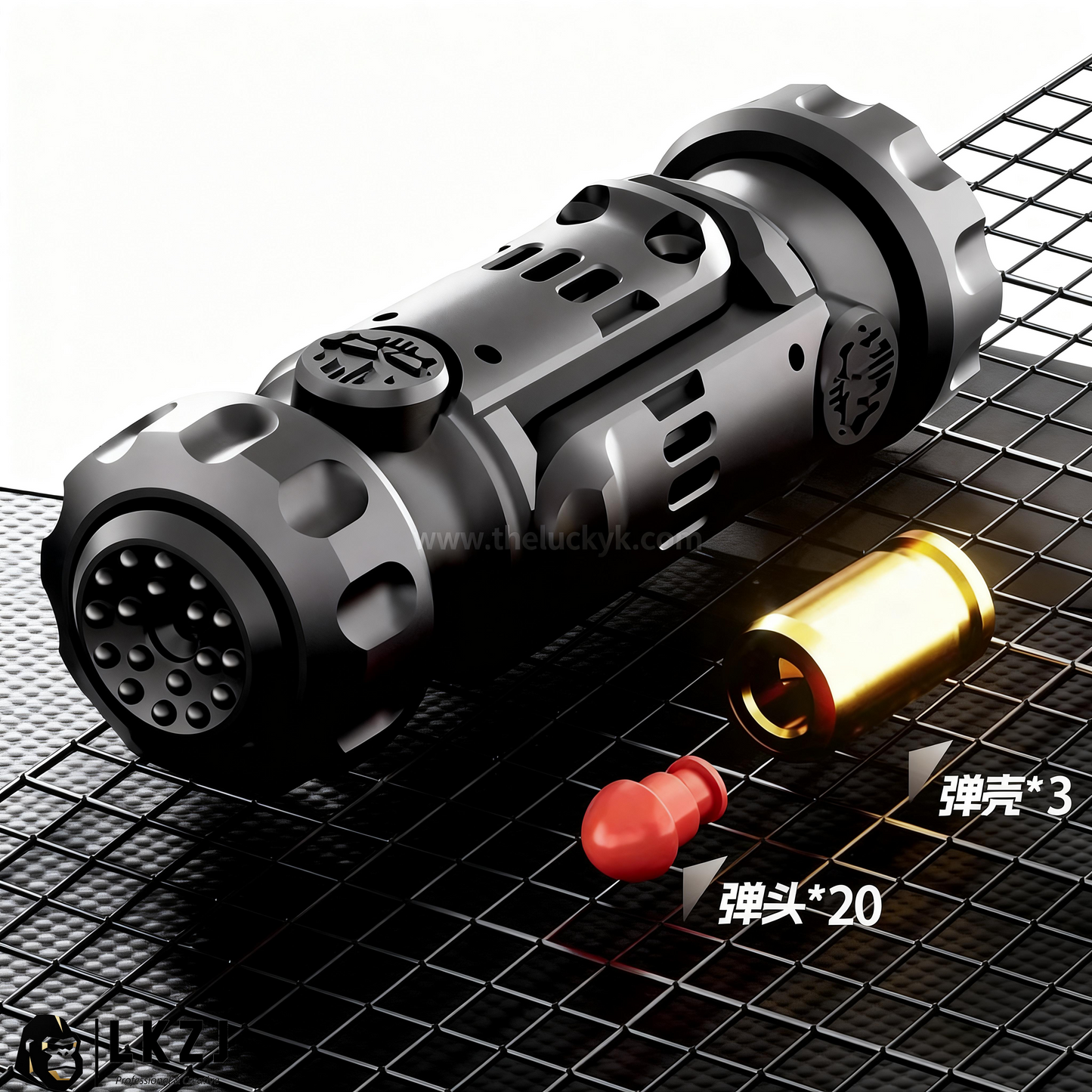 Metal Edc Scepter Fidget Spinner Dart Blaster Toygun