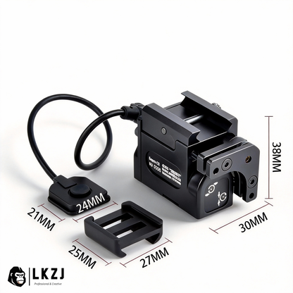 USB Rechargeable Mini Laser With Adjustable Rail  Adapts to 20-23mm Rails