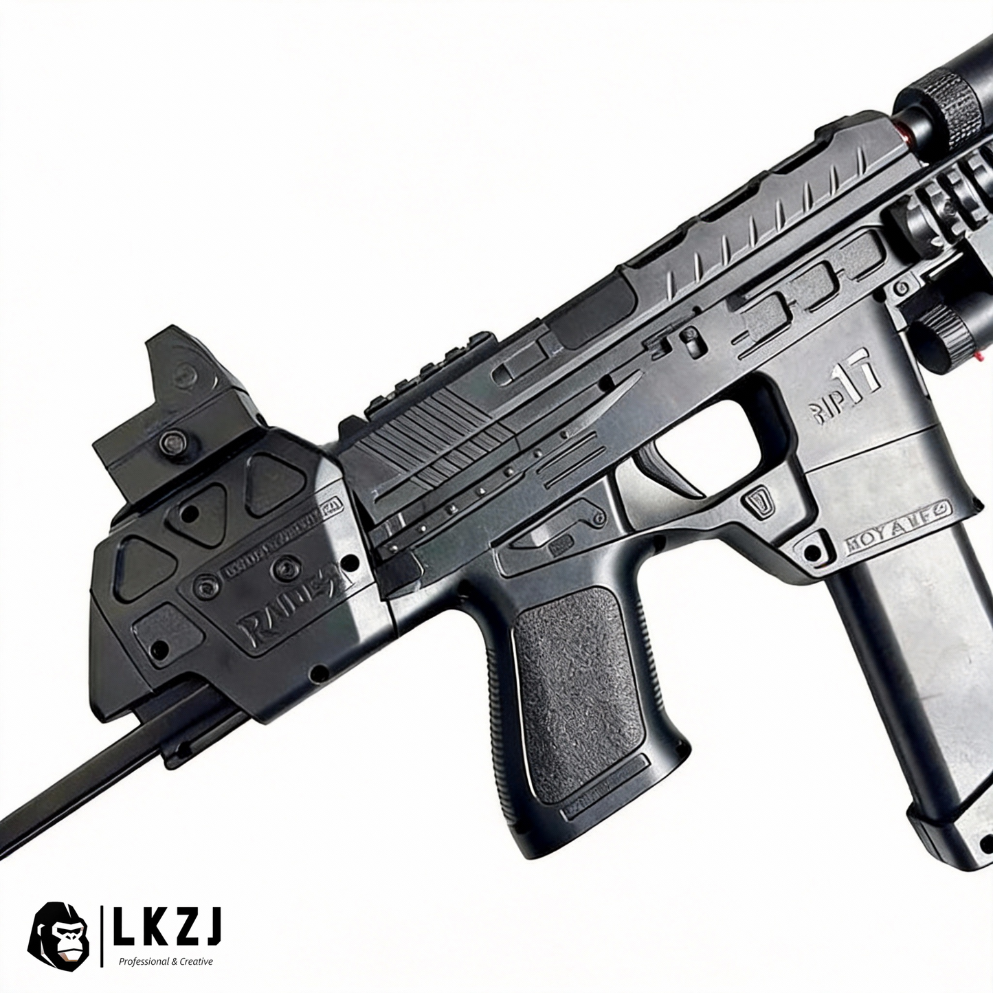 Mp17 Gel Blaster With Metal Stock, Metal Rail