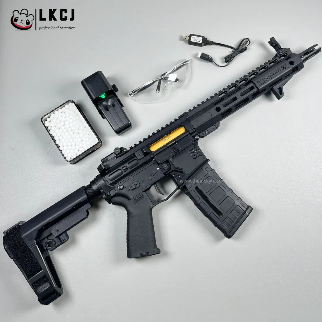 New SLR Precision Shooting Gel Blaster Fast Mode 11.1V Battery Recommended Age 18+